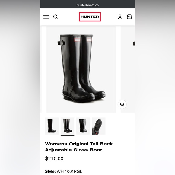 🔥 Original tall gloss Hunter boots | Rain Boots 🔥 - Picture 6 of 6